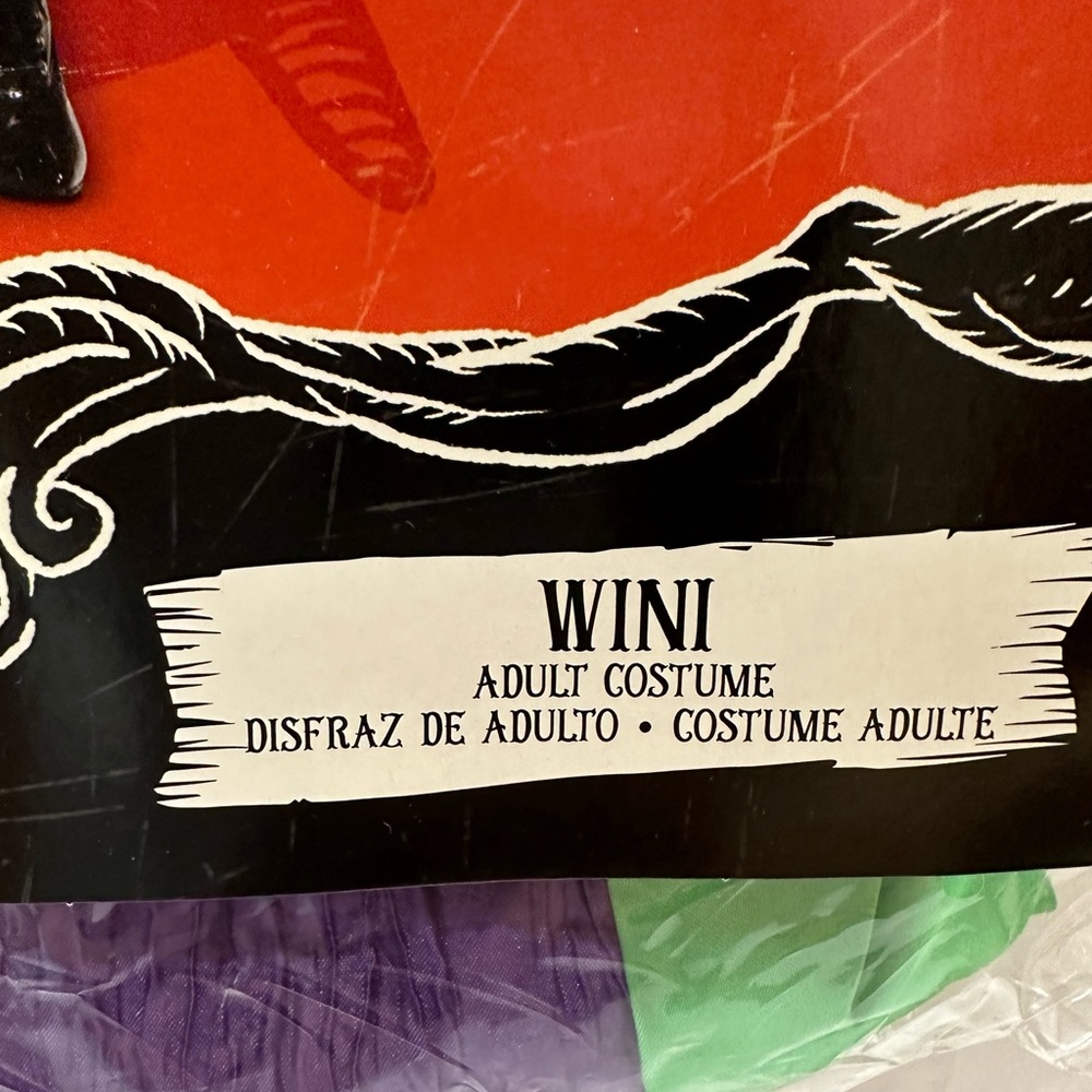 Hocus Pocus Wini Adult Costume Above the Knee Dress Size Small 4-6 - Picture 9 of 12